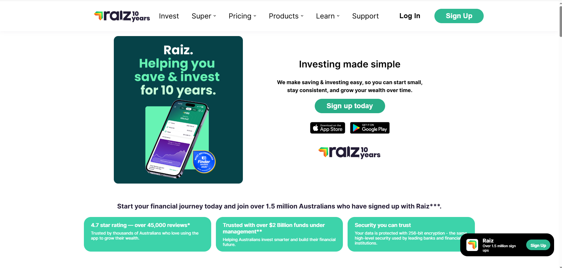 Raiz Invest screenshot 1 of 2